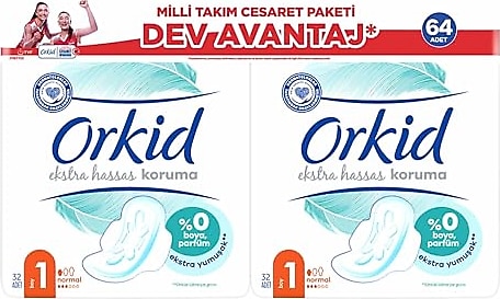 Orkid Ekstra Hassas Normal 64'lü Cesaret Paketi