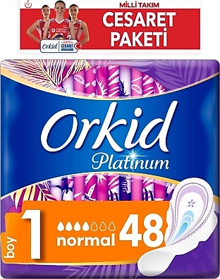 Orkid Platinum Normal Boy 1 Hijyenik Ped 24'lü 2 Adet