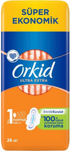 Orkid Ultra Extra Normal Boy 1 Hijyenik Ped 26'lı