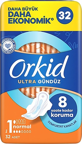 Orkid Ultra Extra Normal Boy 1 Hijyenik Ped 32'li