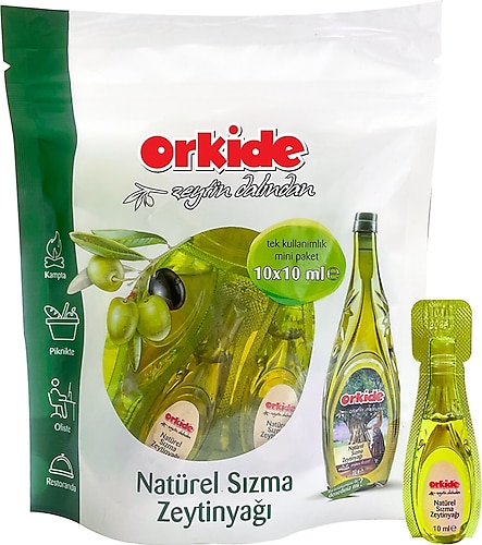 Orkide Natürel Sızma Zeytinyağı 10x10 ml