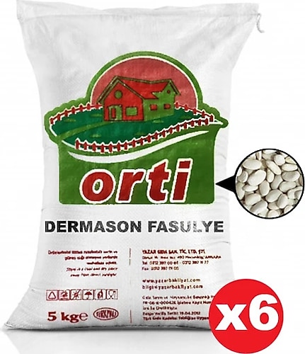 Orti Dermason Fasulye 5 kg 6'lı