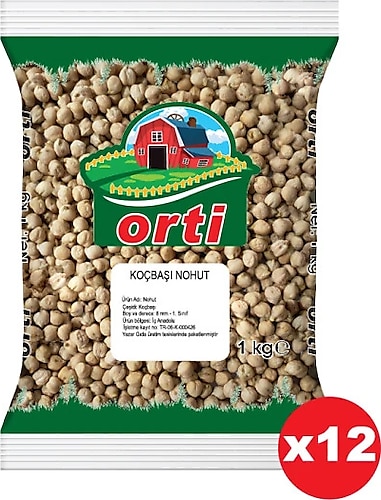 Orti Koçbaşı Nohut 1 kg 12'li