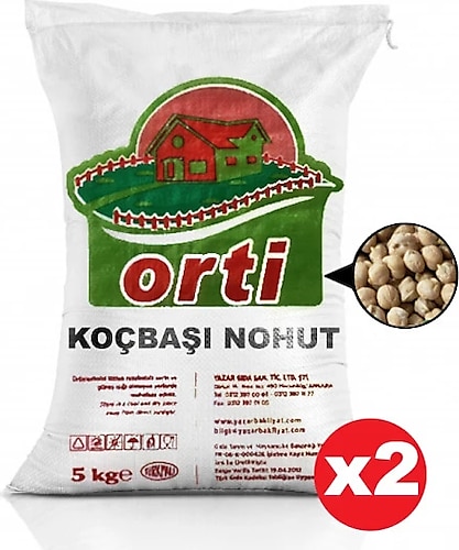 Orti Koçbaşı Nohut 5 kg 2'li