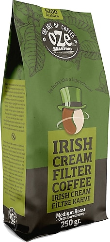 Oze Irish Cream Aromalı Filtre Kahve 250 G Makine Kağıt Filtre Metal Filtre