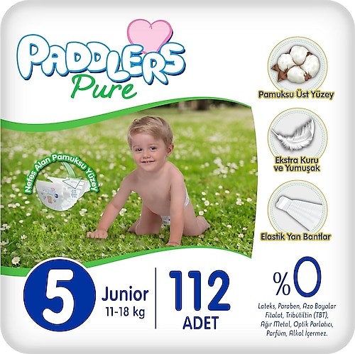 Paddlers Pure 5 Numara Junior 112'li Bebek Bezi