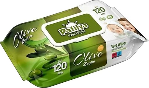 Pafilya Zeytin 120 Yaprak Islak Havlu Mendil