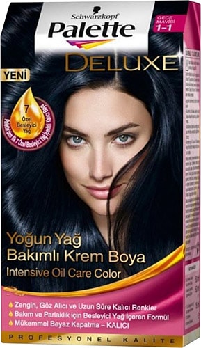 Palette Deluxe 1-1 Gece Mavisi Saç Boyası