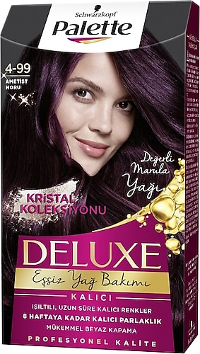 Palette Deluxe 4-99 Ametist Moru Saç Boyası
