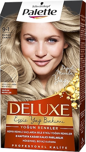 Palette Deluxe 9-1 Küllü Sarı Saç Boyası