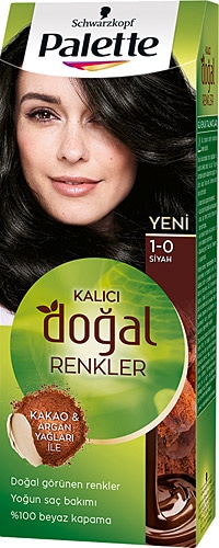 Palette Doğal Renkler 1-0 Siyah Saç Boyası