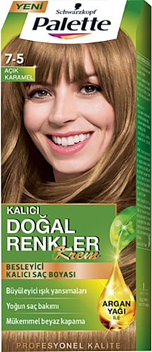 Palette Doğal Renkler 7-5 Açık Karamel Saç Boyası