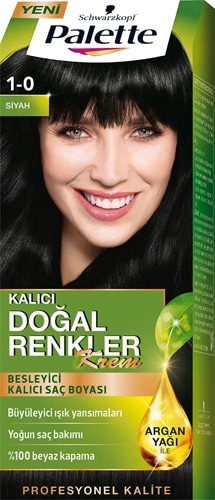Palette Doğal Renkler Siyah Saç Boyası
