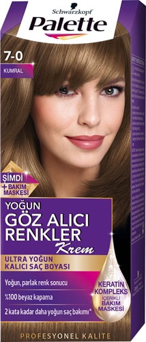 Palette Yoğun Göz Alıcı Renkler 7-0 Kumral Saç Boyası