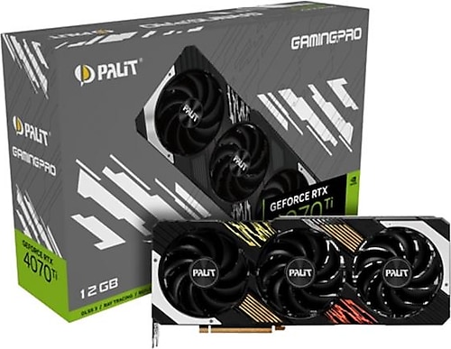 Palit RTX 4070 TI GamingPro NED407T019K9-1043A 192 Bit GDDR6X 12 GB Ekran Kartı