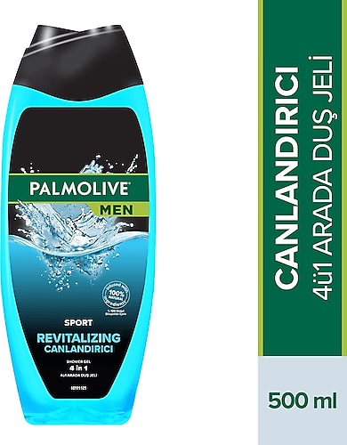 Palmolive Men Sport Revitalizing 4'ü 1 Arada Canlandırıcı 500 ml Duş Jeli