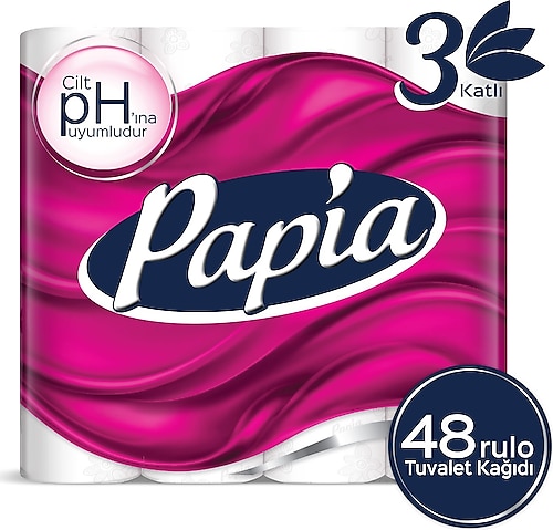 Papia 3 Katlı 48'li Tuvalet Kağıdı