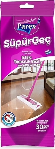 Parex Süpürgeç 30'lu Islak Temizlik Bezi