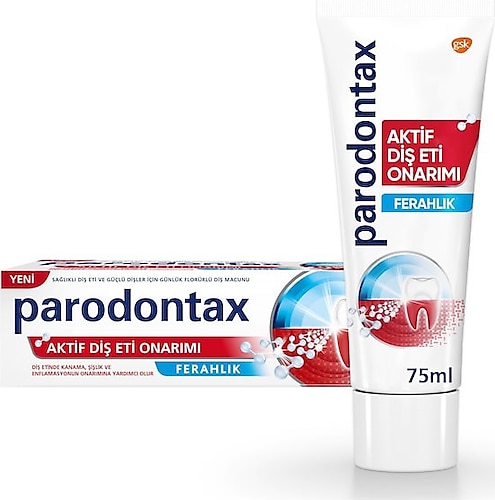 Parodontax Aktif Diş Eti Onarımı Ferahlık Florürlü Diş Macunu 75 ml