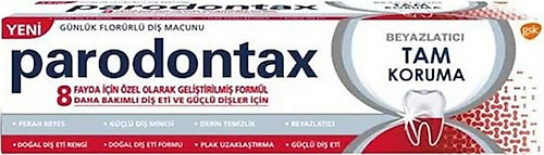 Parodontax Beyazlatıcı Tam Koruma 75 ml 2 Adet Diş Macunu