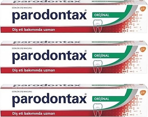 Parodontax Original 75 ml Florürsüz Diş Macunu 3 Adet