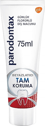 Parodontax Tam Koruma Beyazlatıcı Florürlü Diş Macunu 75 ml