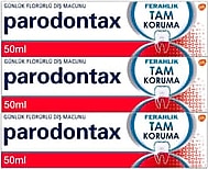 Parodontax Tam Koruma Ferahlık Beyazlatıcı Florürlü Diş Macunu 50 ml 3 Adet
