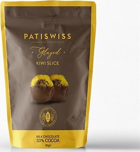 Patiswiss Glazed Sütlü Çikolatalı Kivi Dilimi 80 gr