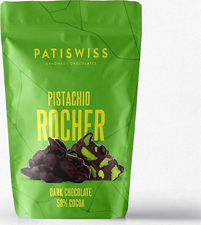 Patiswiss Rocher Bitter Çikolatalı Antep Fıstıklı 80 gr