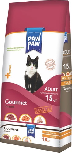 Paw Paw Gurme 15 kg Yetişkin Kedi Maması