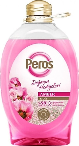 Peros Amber Rose Sıvı El Sabunu 3.6 lt 4'lü