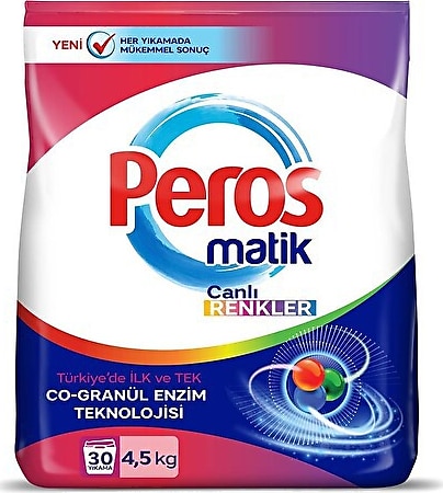 Peros Matik Canlı Renkler 4.5 kg Toz Deterjan