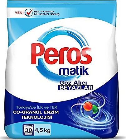 Peros Matik Göz Alıcı Beyazlar 4.5 kg Toz Deterjan