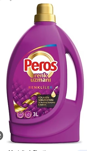 Peros Peros Sıvı Bakım Renk Uzmanı Renkliler için Sıvı Çamaşır Deterjanı 4 x 3 L