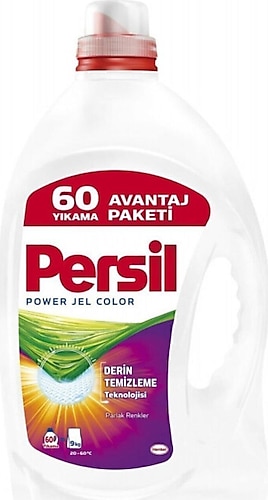 Persil Derin Temizleme Ferah Koku Sıvı Çamaşır Deterjanı Renkliler 3900ml (60 Yıkama)