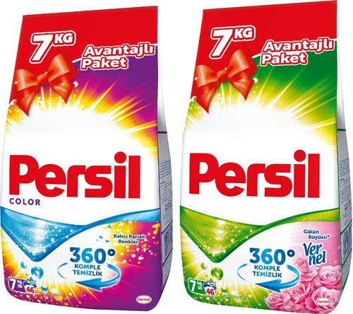 Persil Expert Color + Gülün Büyüsü 7 kg 2'li Toz Deterjan