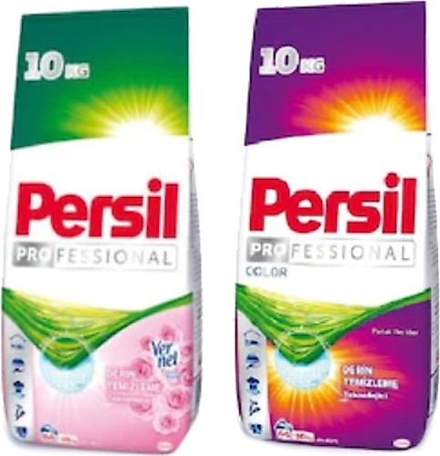 Persil Professional Gülün Büyüsü + Color Parlak Renkler 10 kg 2'li Toz Deterjan