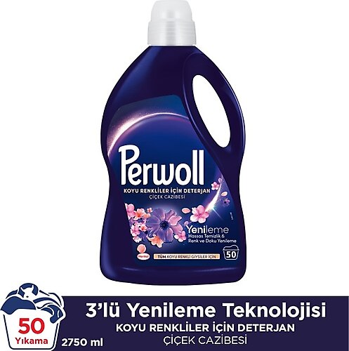 Perwoll Çiçek Cazibesi Koyu Renkler 2750 ml - 2,7 lt