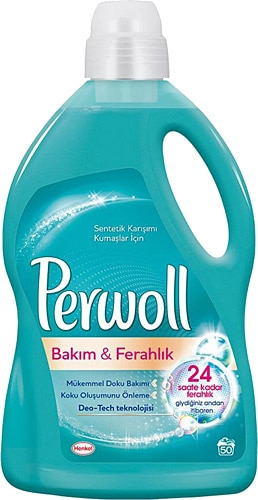 Perwoll Hassas Bakım & Ferahlık Sıvı Deterjan 50 Yıkama 3 lt