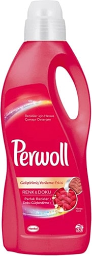 Perwoll Renk & Doku Renkliler için Sıvı Deterjan 33 Yıkama 2 lt