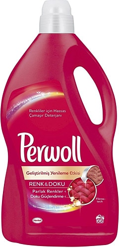 Perwoll Renk & Doku Renkliler için Sıvı Deterjan 66 Yıkama 4 lt