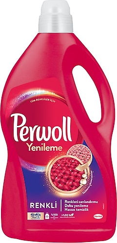 Perwoll Yenileme Renkliler için Sıvı Deterjan 72 Yıkama 3.96 lt