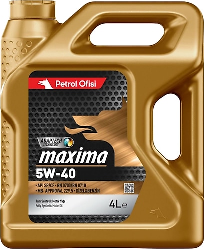 Petrol Ofisi Maxima 5W-40 4 lt Motor Yağı