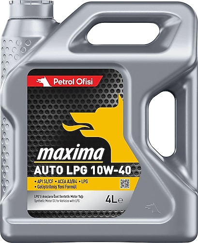 Petrol Ofisi Maxima Auto LPG 10W-40 4 lt Motor Yağı - 2023