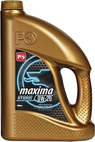 Petrol Ofisi Maxima Hybrid 0W-20 4 lt Motor Yağı