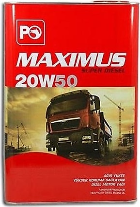 Petrol Ofisi Maximus Super Dizel 20W-50 18 lt Motor Yağı