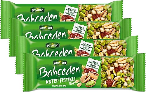 Peyman Bahçeden 27 gr 4'lü Antep Fıstıklı Bar