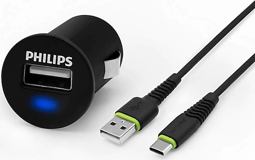 Philips DLP2520C 2.1A Type-C KAblolu Araç Şarj Cihazı