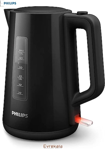 Philips Evrekala Shop Su Isıtıcısı Kettle New Series Black