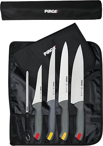 Pirge Gastro 35198 5'li Çantalı Bıçak Seti